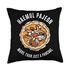 Haemul Pajeon Asian Food Foodie Korean Savory Pancake Throw Pillow