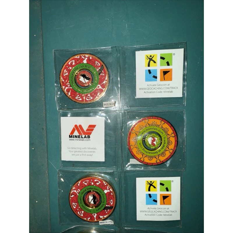 Minelab Trackable Going Caching - GPS Geocaching New Unactivated Geocoin