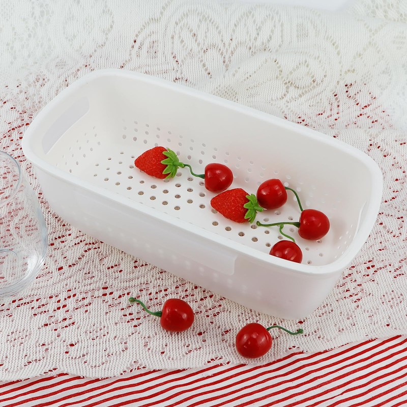 ZJIVQO Sinks Basket Kitchen Colanders Bowl Set Strainer Bowl 2-in-1
