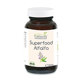 Cellavita Superfood Alfalfa | Organic & Vegan | Made in Germany | (80 g)