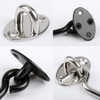 Cabin Hook Door Latch 2 Pack Stainless Steel Eye Latch