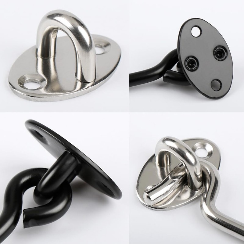 Cabin Hook Door Latch 2 Pack Stainless Steel Eye Latch