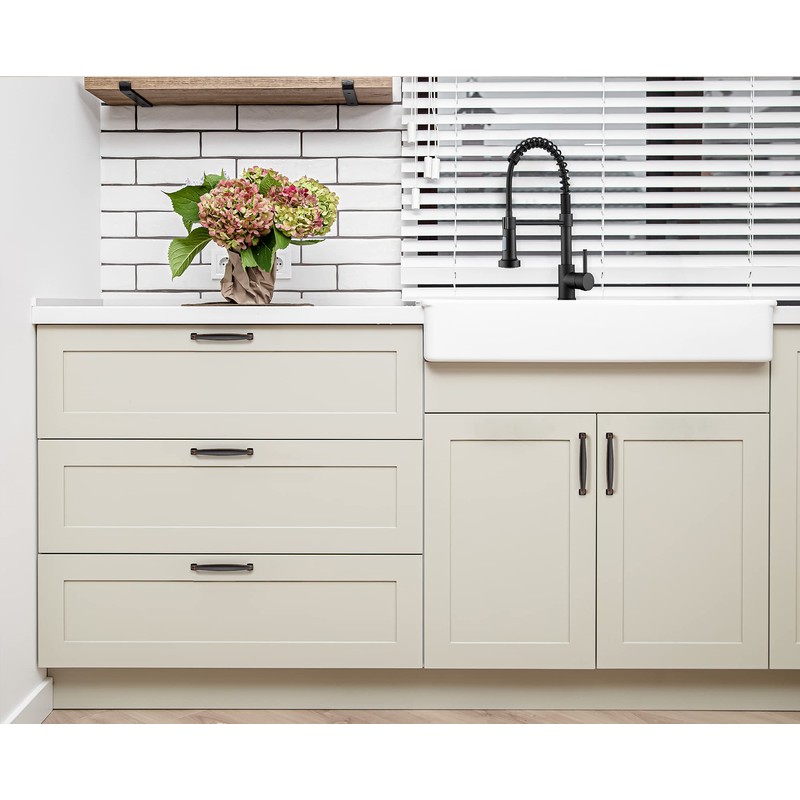 Ravinte 10 Pack Solid 5 Inch Kitchen Cabinet Handles Oil