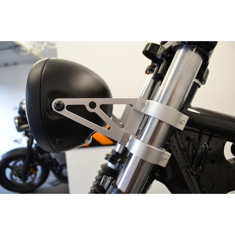 High Quality 39mm CNC Brushed Aluminium Fork Mounted Motorcycle Motorbike
