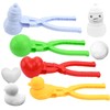 Gukasxi Pack of 4 Winter Snowball Maker, Cartoon Snowball Maker,