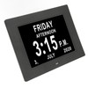 Digital Day Clock 7 Inch Auto Dimmable Clock with Unabbreviated
