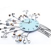 Metal Wall Clocks Crystals Creative (flower)