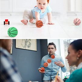 12-24Pcs High Bounce Hand Balls Pack - Rubber Bouncing Ball Set Handballs Set (12Pcs)