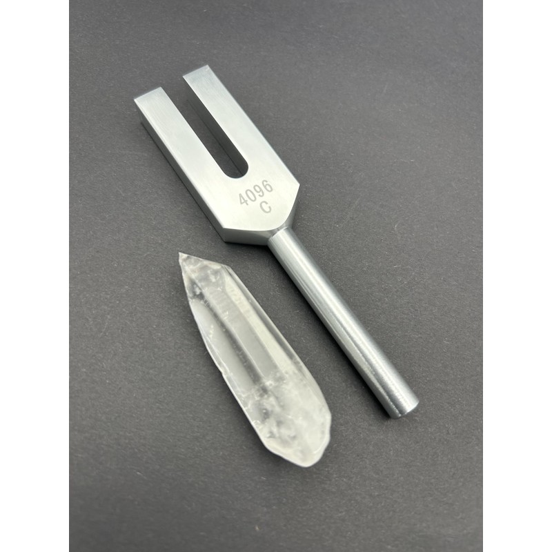 FromJiji Healing Crystal Tuner Crystal Mallet Set with Storage Pouch,