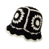 CYMNER Crochet Bucket Hat Women Hand Crafted Knitted Bucket Hat