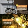 KagoLing 4PCS Solar LED Lantern Light Outdoor Garden Patio Path