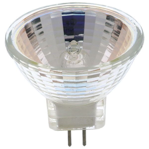 Satco S4626 20 Watt MR16 Halogen G8 Base 120 Volt Clear FL 36 Beam Pattern Light Bulb, With Lens