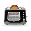 RISE BY DASH Clear View 2-Slice Toaster Clean Slate