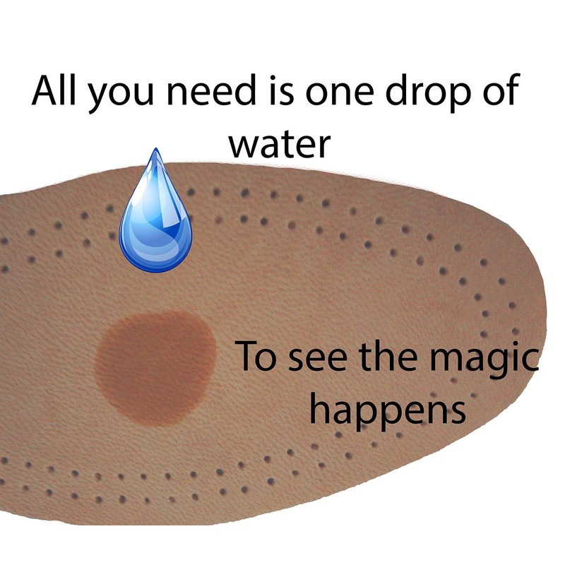 Shoeslulu Magic Absorbent Ultra Thin Handcrafted Lambskin Leather Insoles with