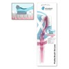 miradent Protho Brush® De Luxe Pink Denture Brush Pack of