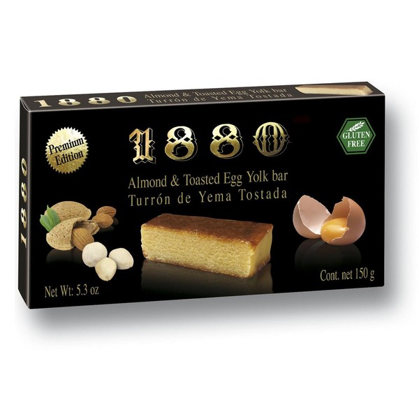 1880 Yema Ground Almond Turrón Candy by La Tienda