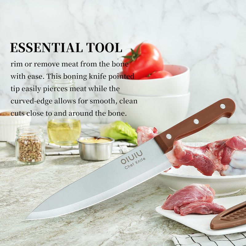 OLULU 8 inch Chef Knife, Razor Sharp Kitchen Knife with