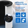 AP-PET35 AP-T30 Replacement Filter Compatible with HoMedics TotalClean Air Purifier
