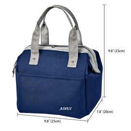 WITERY Lunch Bag Thicken Thermal Cooler Bag Leak-Proof Lunch Box Tote Bag for Men Women Children Outdoor Picnic Work School