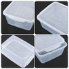 Yuright 14 Quart Clear Plastic Storage Bin, Latching Box Container