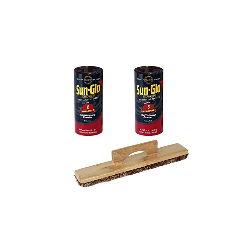Twin Pack of Sun-Glo Speed #6 Medium Speed Shuffleboard Table