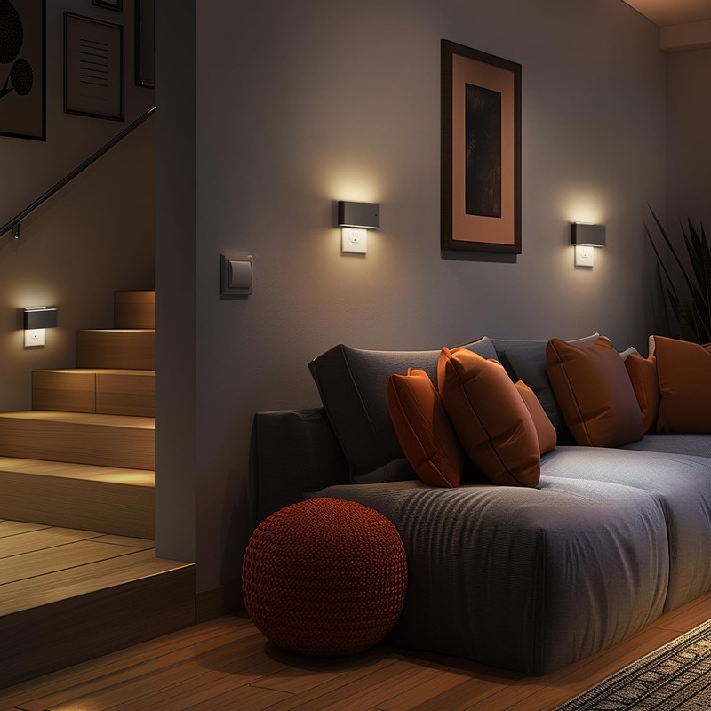 Briignite Night Lights Plug into Wall, 2 Pack, LED Night