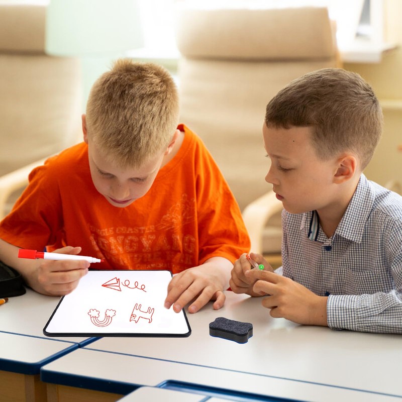 Pack of 2 Mini Whiteboard 30 x 21 cm, Magnetic