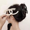 Hair clip twist pearl X hair simple type Q (WFIZU2Y) / 집게핀 꼬임 진주 엑스 헤어 머리 심플 형 큐 (WFIZU2Y)