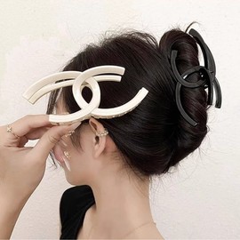 Hair clip twist pearl X hair simple type Q (WFIZU2Y) / 집게핀 꼬임 진주 엑스 헤어 머리 심플 형 큐 (WFIZU2Y)