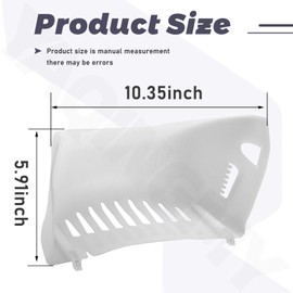 2 Pcs 108D79 Garage Door Opener Light Lens Cover Compatible with Belt Or Ch-ain Drive Operator K108D0079M, Light Lens Cover