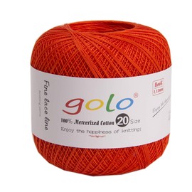 golo Crochet Thread for Knitting Yarn for Hand Knitting Orange Yarn 172