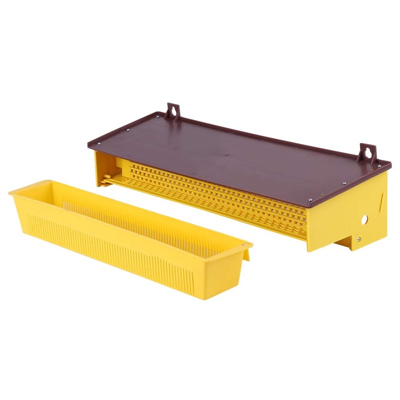 Detachable Yellow Plastic Pollen Trap, Ventilated Pollen Tray Beekeeping Tool,