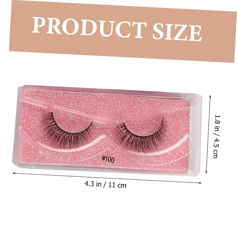 FRCOLOR Dense Eyelashes Extension Tool 12 Pairs False Eyelashes Set