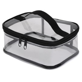 Astro 327-14 Clear Vanity Pouch, Transparent Vanity Case, Large Capacity, Makeup Pouch, Visible Contents, Cosmetic Pouch, Cosmetic Bag, Cosmetic Storage, Plastic Bag, PVC Bag, Spa Bag, Small Items,