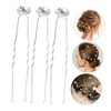 FOMIYES 5sets Women Hair Accessories Girls Hairpin Rhinestone Hairpin Wedding