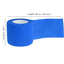 Wound dressing self-adhering bandage.