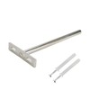 Antrader 4 Piece Floating Shelf Brackets, 6" Concealed Hidden Shelf