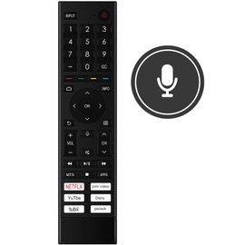 Voice Replacement Remote Control Applicable for Hisense FHD LED Smart Android TV 40A4H 43A4H 32A4H 32A4FH