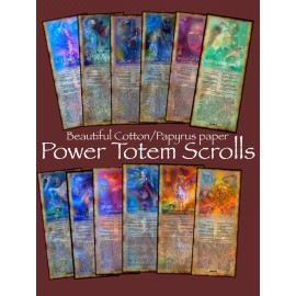 Native American Power Totem Scroll: Brownbear - Virgo