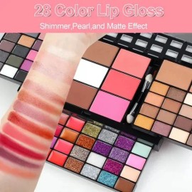 74 Colores Paleta De Maquillaje Profesional Kit Combinado