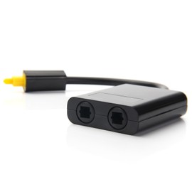 chenyang AV Adapter Optical Cable Splitter 1 in 2 Out Toslink Digital Optical Audio Splitter Fiber Optical Splitter