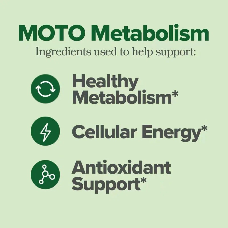 Moto Cpsulas Estimulantes Del Metabolismo 60 Cpsulas 3pcs Sin Sabor