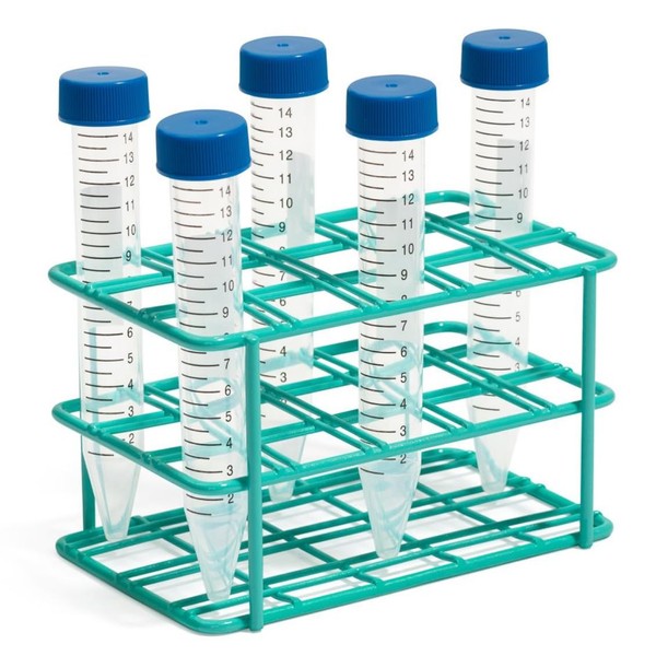 United Scientific™ Expoxy Coated Wire Rack, 15 mL Centrifuge Tubes,