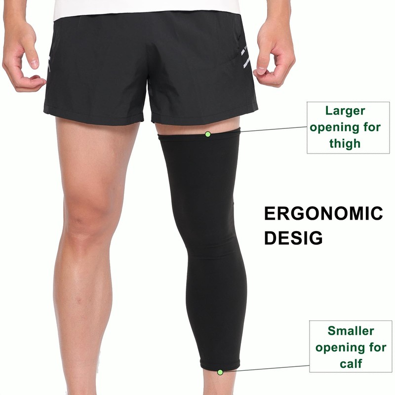DOUKOM Knee Brace Undersleeve for Men & Women, Leg Undersleeve