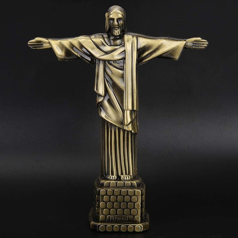 Christ Statue Model, Brazil Landmarks Model, Religious Desktop for Gift