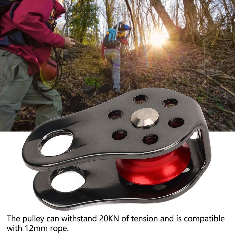 20kN Fixed Micro Pulley 7075 Aluminum Alloy Lightweight Micro Climbing