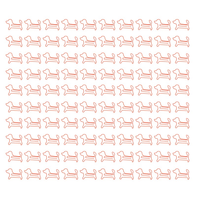 100PCS Paper Clips Cute Cartoon Irregular Shape Paper Clip for