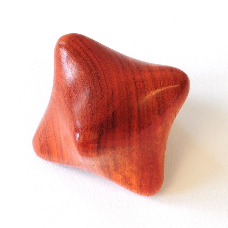 Massage wooden prism smooth hardwood for trigger point massage