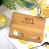 eBuyGB Engraved Wooden Dad's Gin & Tonic Chopping Board Gift,