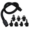 Qblahip Air Hose Kit Includes Air Pump Hose 7 Nozzles